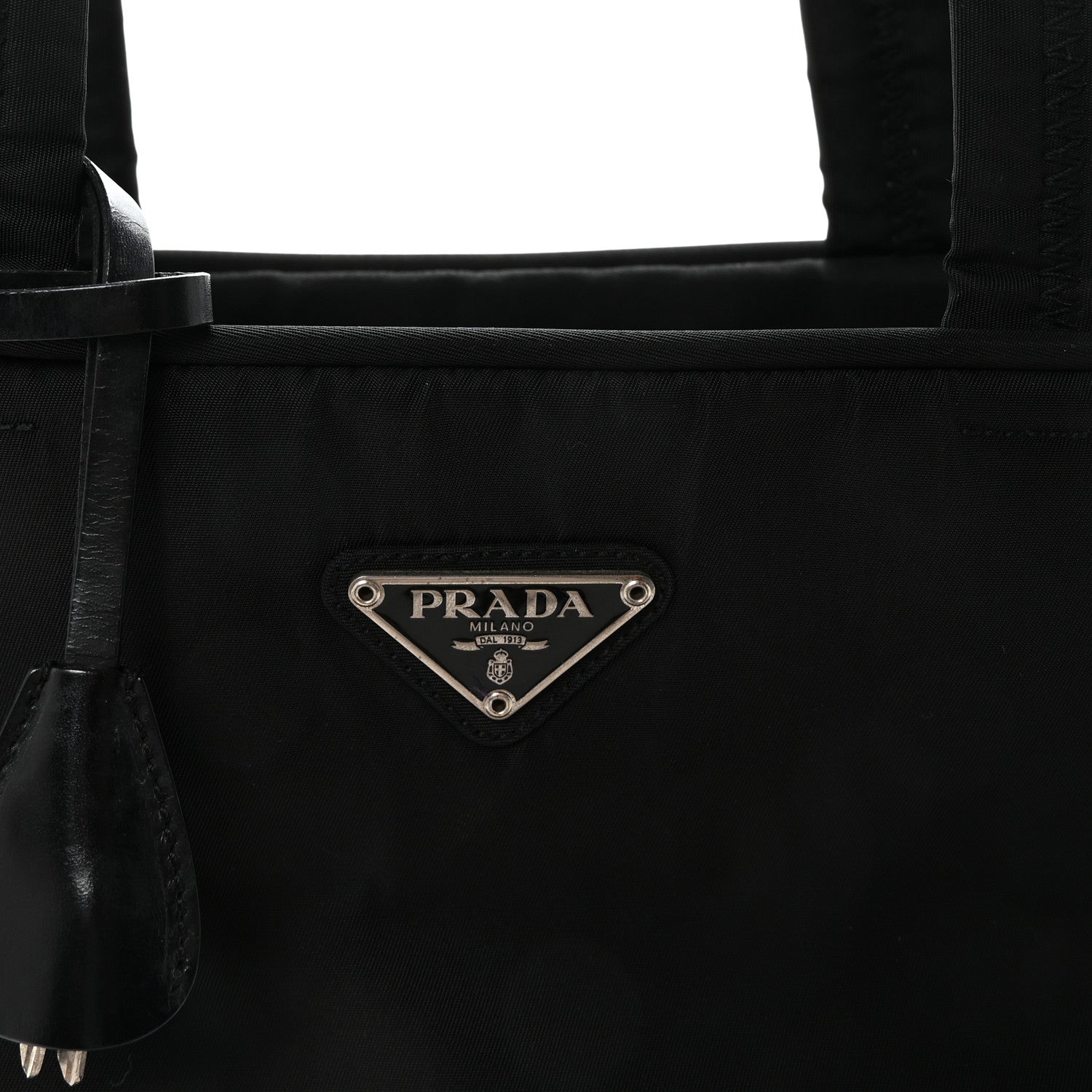 Prada Tessuto Nylon Tote Black 7 of 9