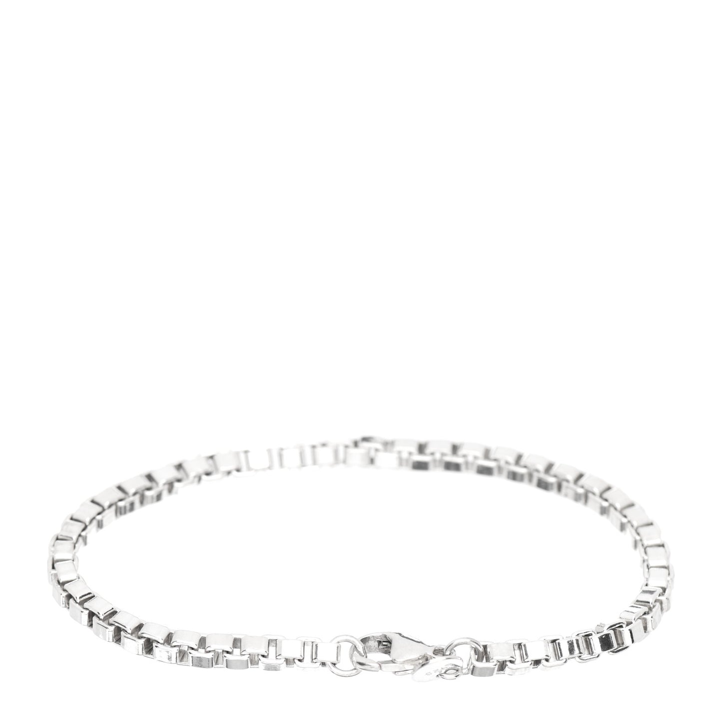 Sterling Silver 4mm Venetian Link Bracelet