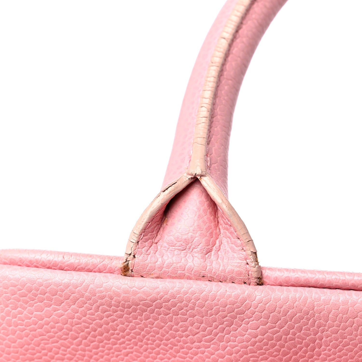 Chanel Caviar Quilted Small Bowler Pink 14 of 16