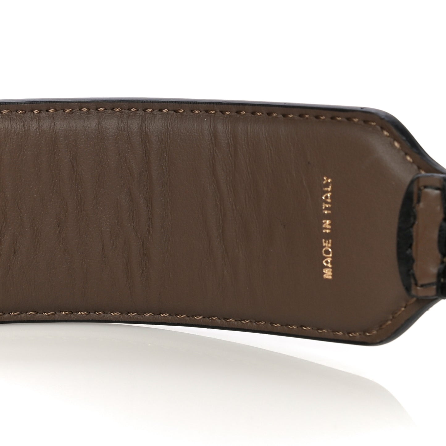 Vitello Century Bi-Color FF 1974 Embossed Strap You Maya Black
