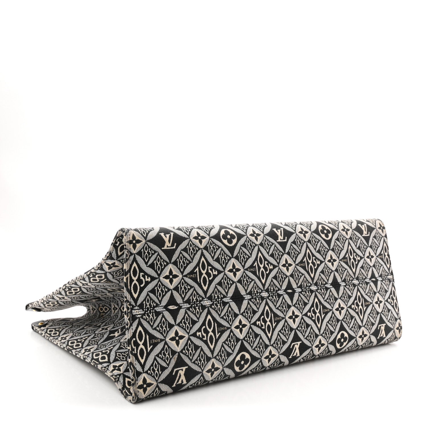 Louis Vuitton Jacquard Since 1854 Onthego GM Grey 4 of 10