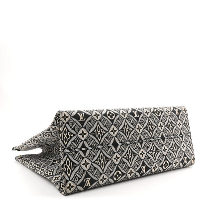 Louis Vuitton Jacquard Since 1854 Onthego GM Grey 4 of 10