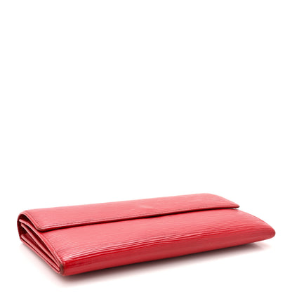 Louis Vuitton Epi Sarah Wallet Red 4 of 21