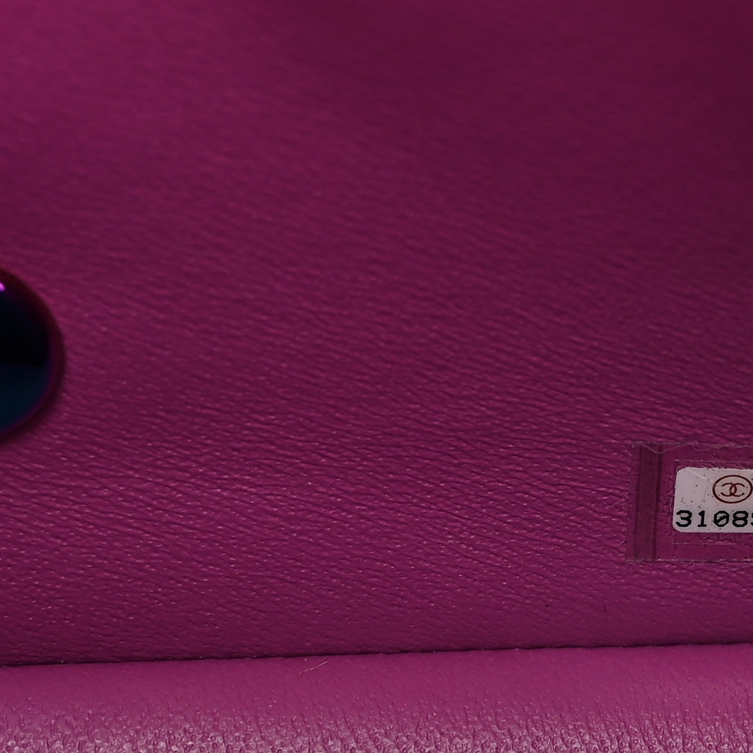 Chanel Lambskin Quilted Mini Rectangular Flap Blue Purple 7 of 10