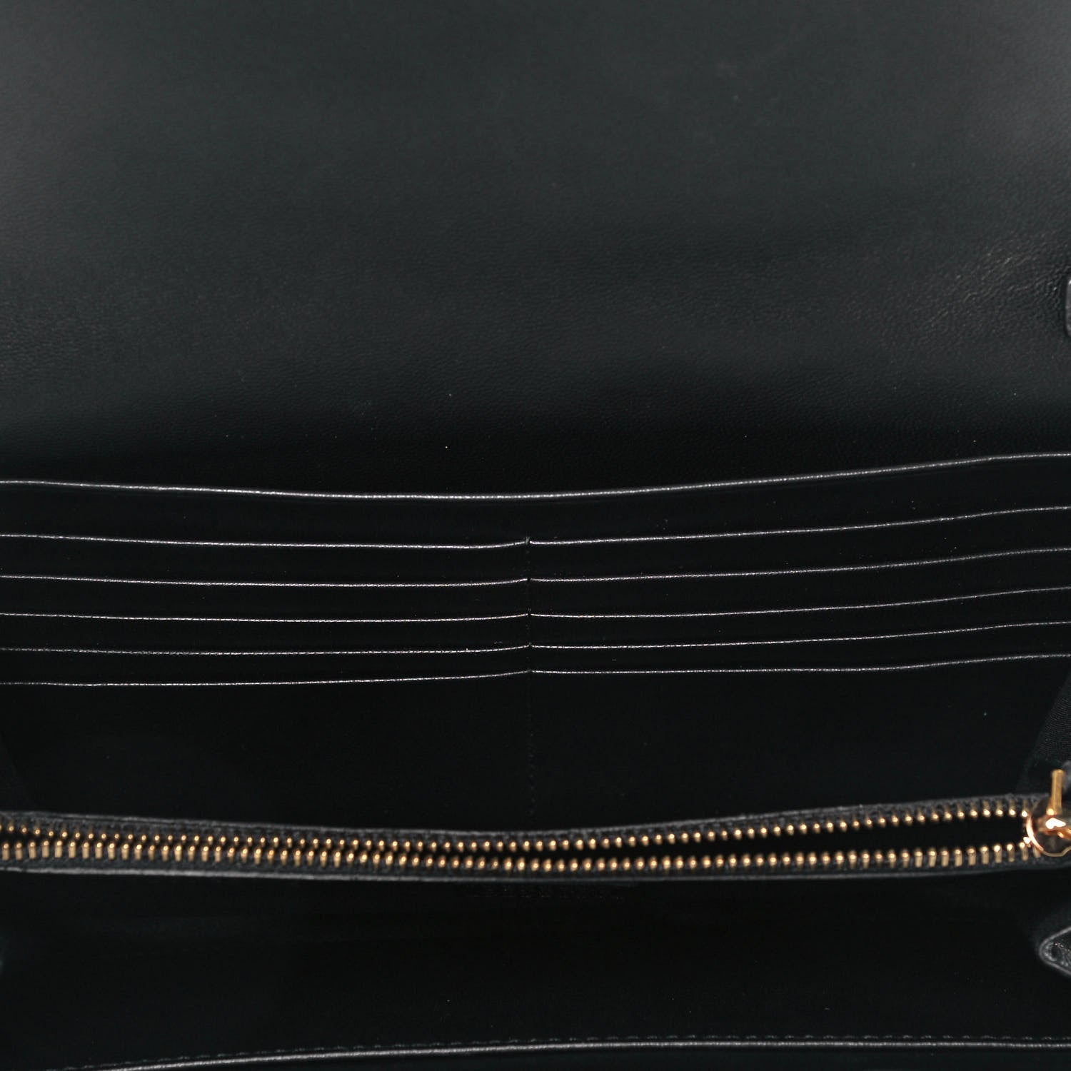 Versace Nappa Barocco Quilted Medusa Wallet On Chain Crossbody Black 5 of 9