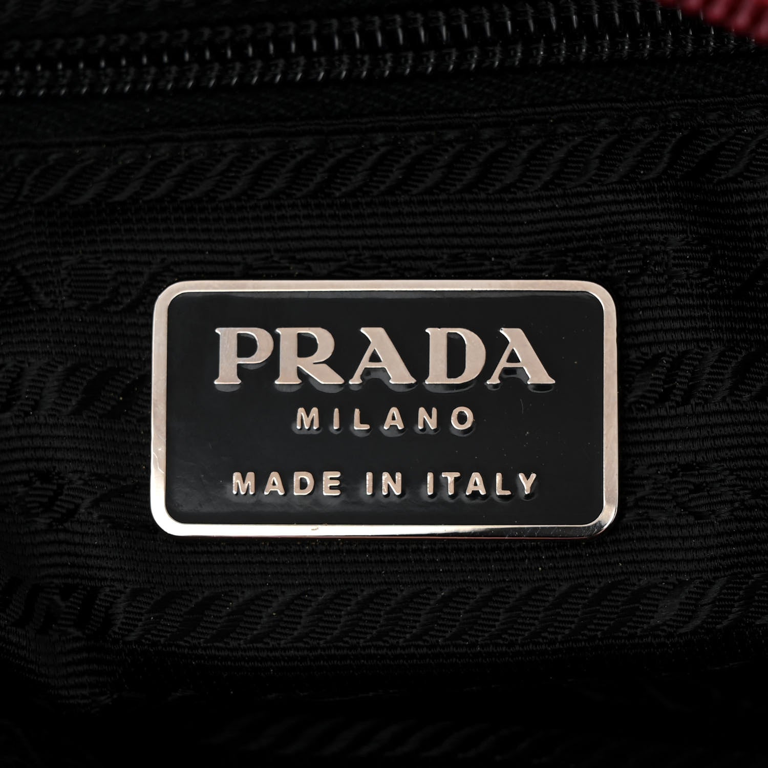 Prada Tessuto Nylon Shoulder Bag Fuoco 6 of 9