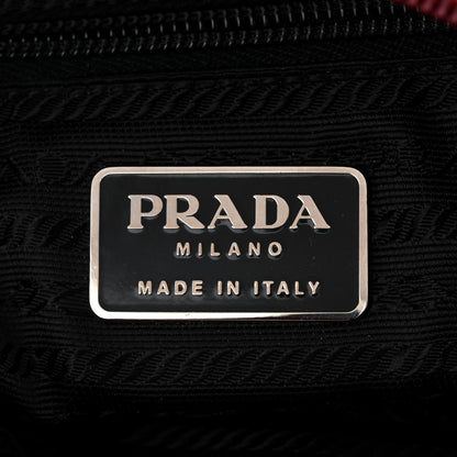 Prada Tessuto Nylon Shoulder Bag Fuoco 6 of 9