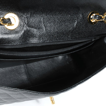 Chanel Caviar Jumbo Single Flap Black 5 of 9