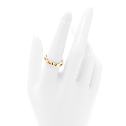 Tiffany 18K Yellow Gold Ruby Atlas Pierced Ring 57 8 2 of 4