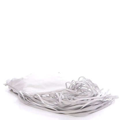 Bottega Veneta Nappa The Fringe Pouch Shoulder Bag White 4 of 10