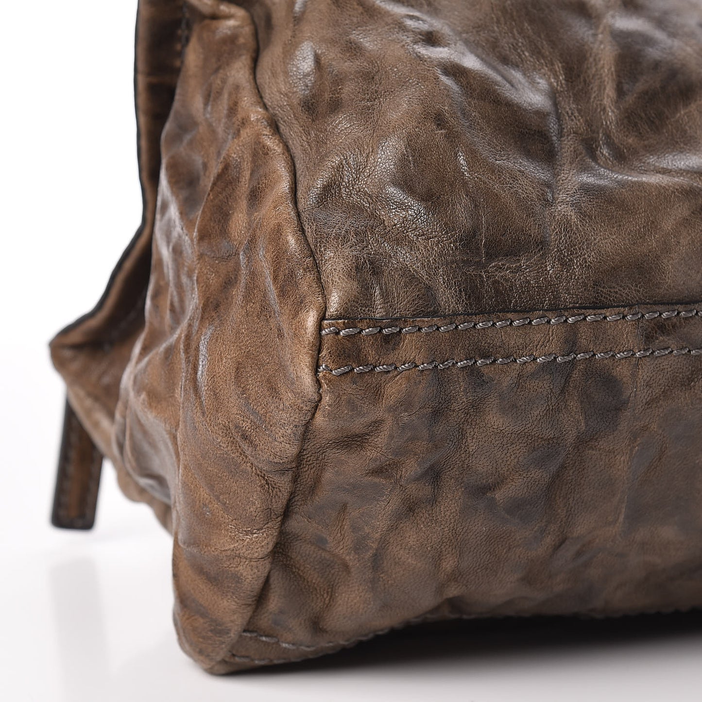Tumbled Sheepskin Mini Pandora Charcoal