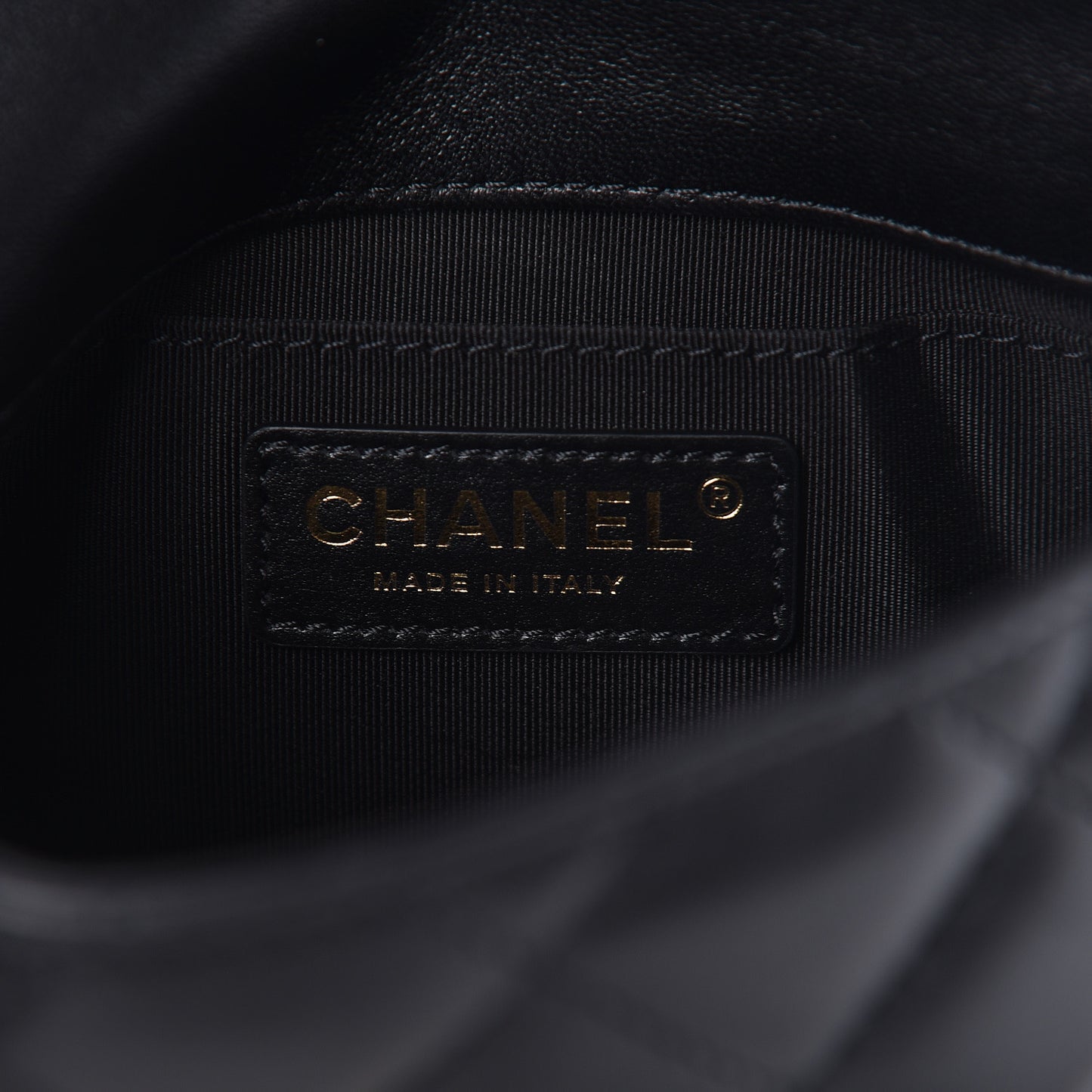 Lambskin Quilted Mini My Precious Flap Black