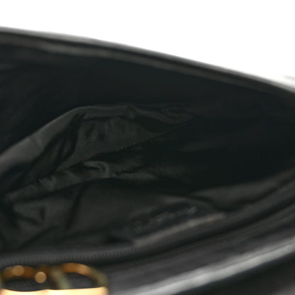 Christian Dior Calfskin Saddle Bag Black 5 of 14