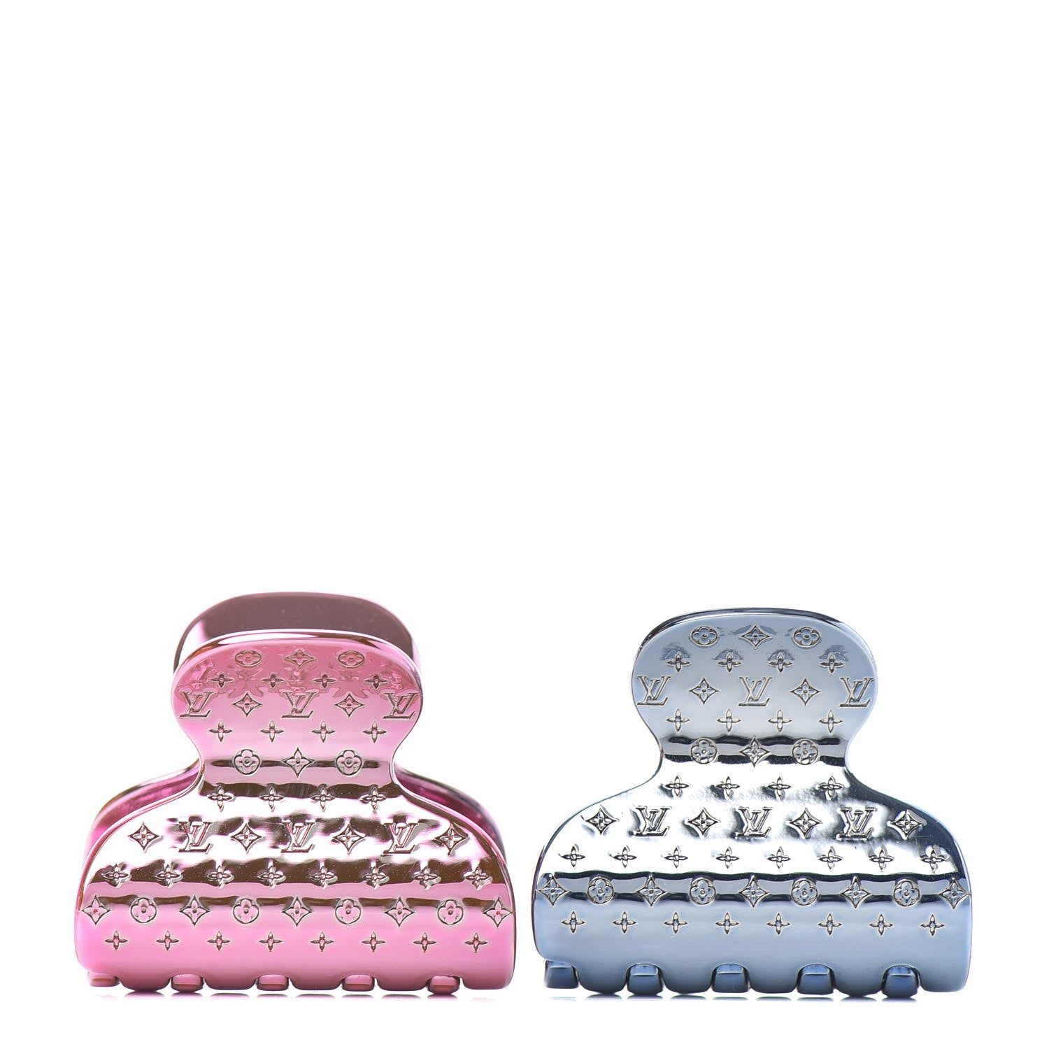 Louis Vuitton Monogram Hair Accessories Blue Pink 1 of 5