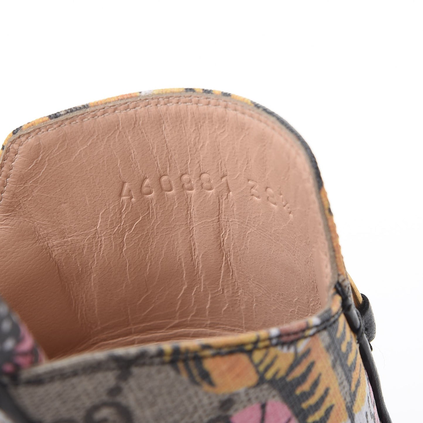 GG Supreme Monogram Bengal Princetown Slippers 38.5 Multi