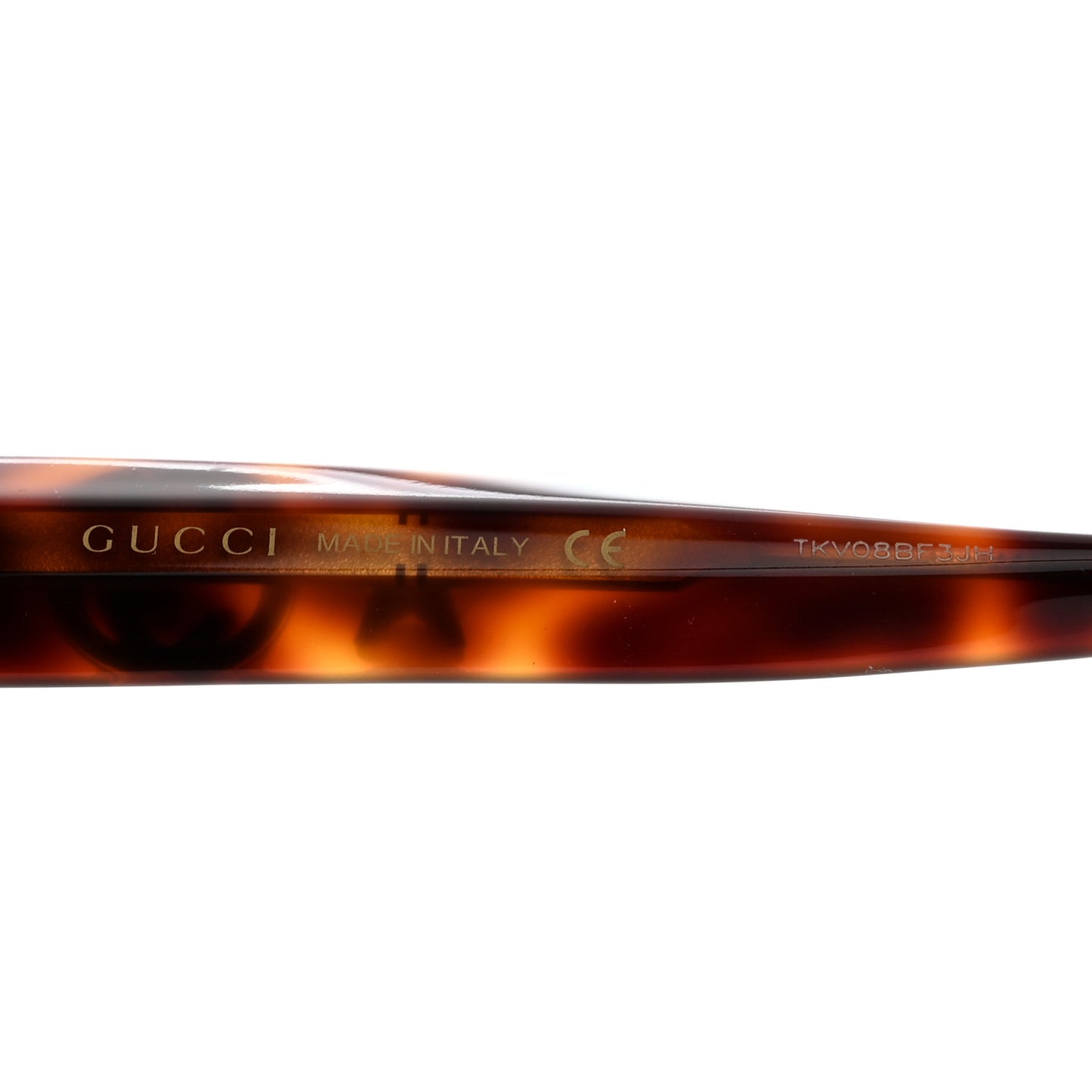 Round Frame Star Sunglasses GG0208S Tortoise