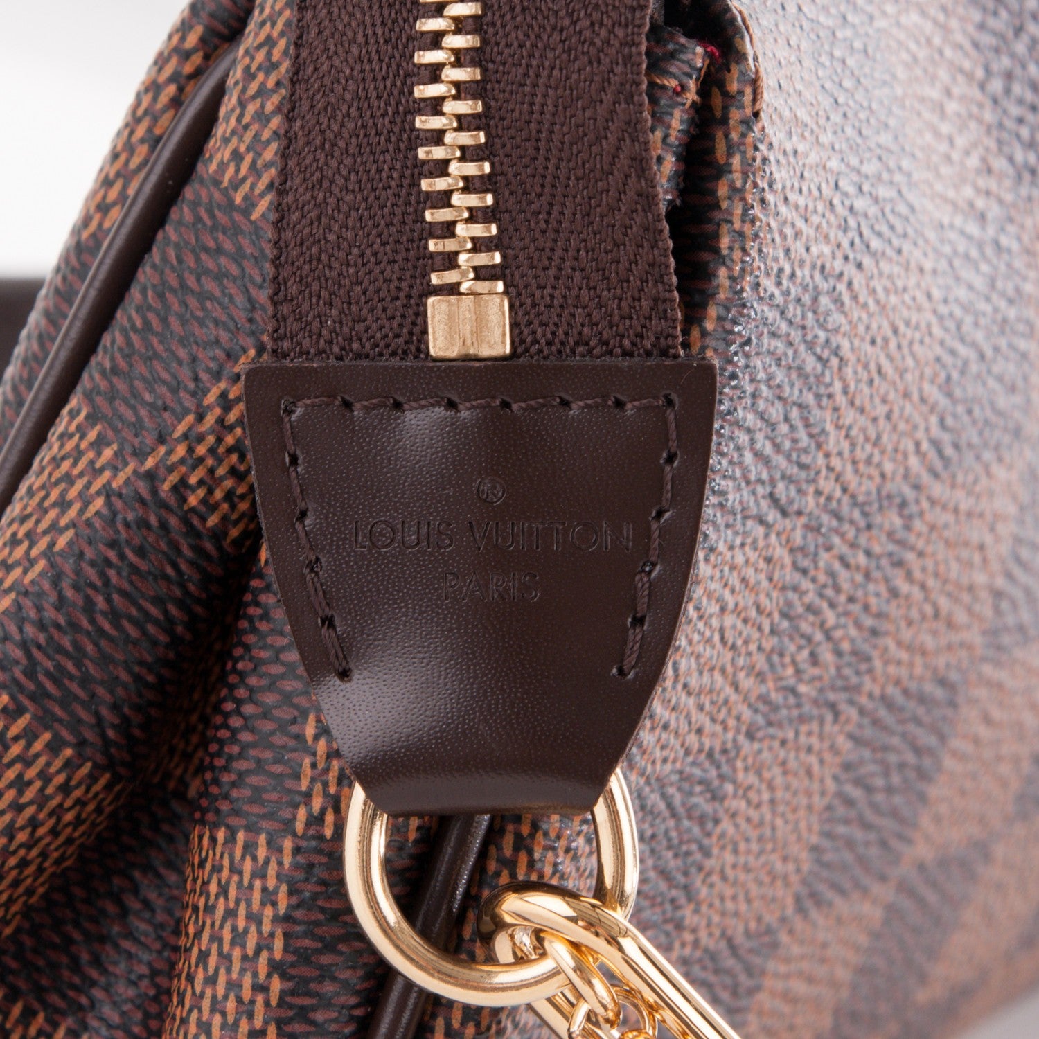 Louis Vuitton Damier Ebene Eva Clutch 5 of 8