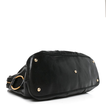 Saint Laurent Calfskin Oversized Muse Black 3 of 9
