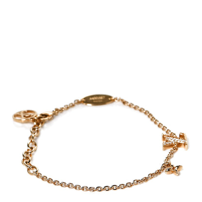 Louis Vuitton Metal Crystal LV Iconic Bracelet Gold 1 of 7