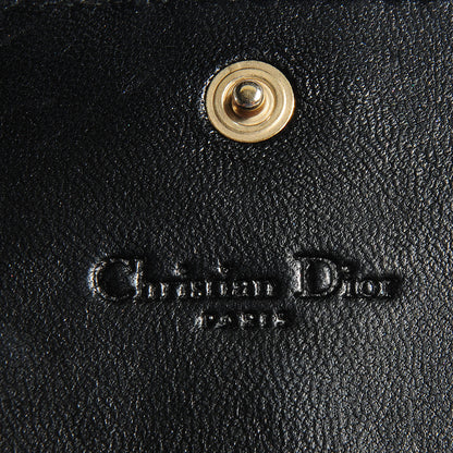 Christian Dior Lambskin Cannage Clutch Black 6 of 8