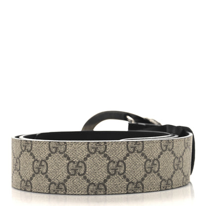 Gucci GG Supreme Monogram Suede Dionysus 40mm Belt 85 34 Beige Black 2 of 5