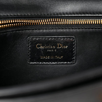 Christian Dior Crinkled Lambskin 30 Montaigne Clutch Black 6 of 13