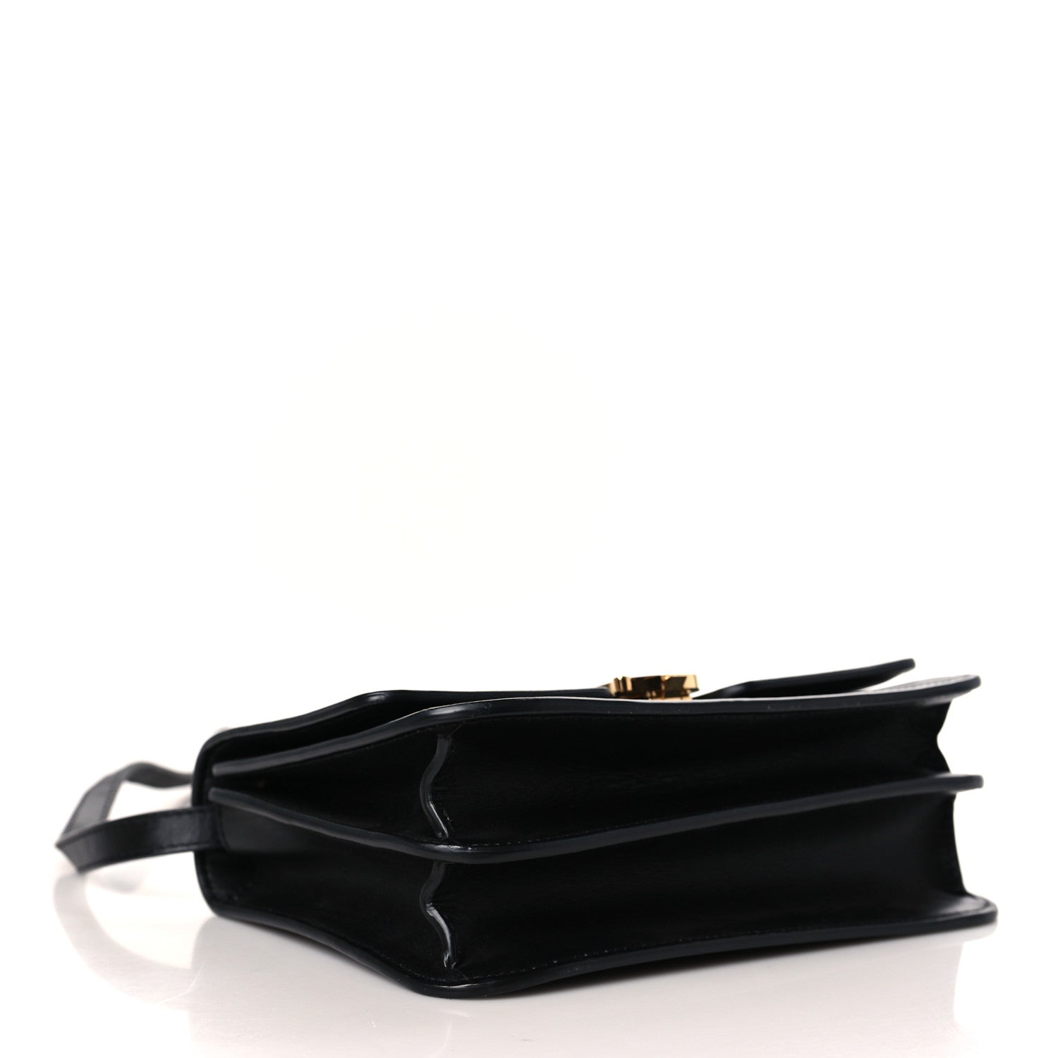 Burberry Calfskin Medium TB Bag Black 4 of 10