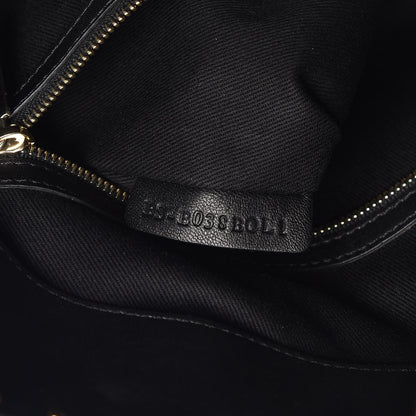 Valentino Garavani Vitello Rockstud Dome Satchel Black 8 of 13