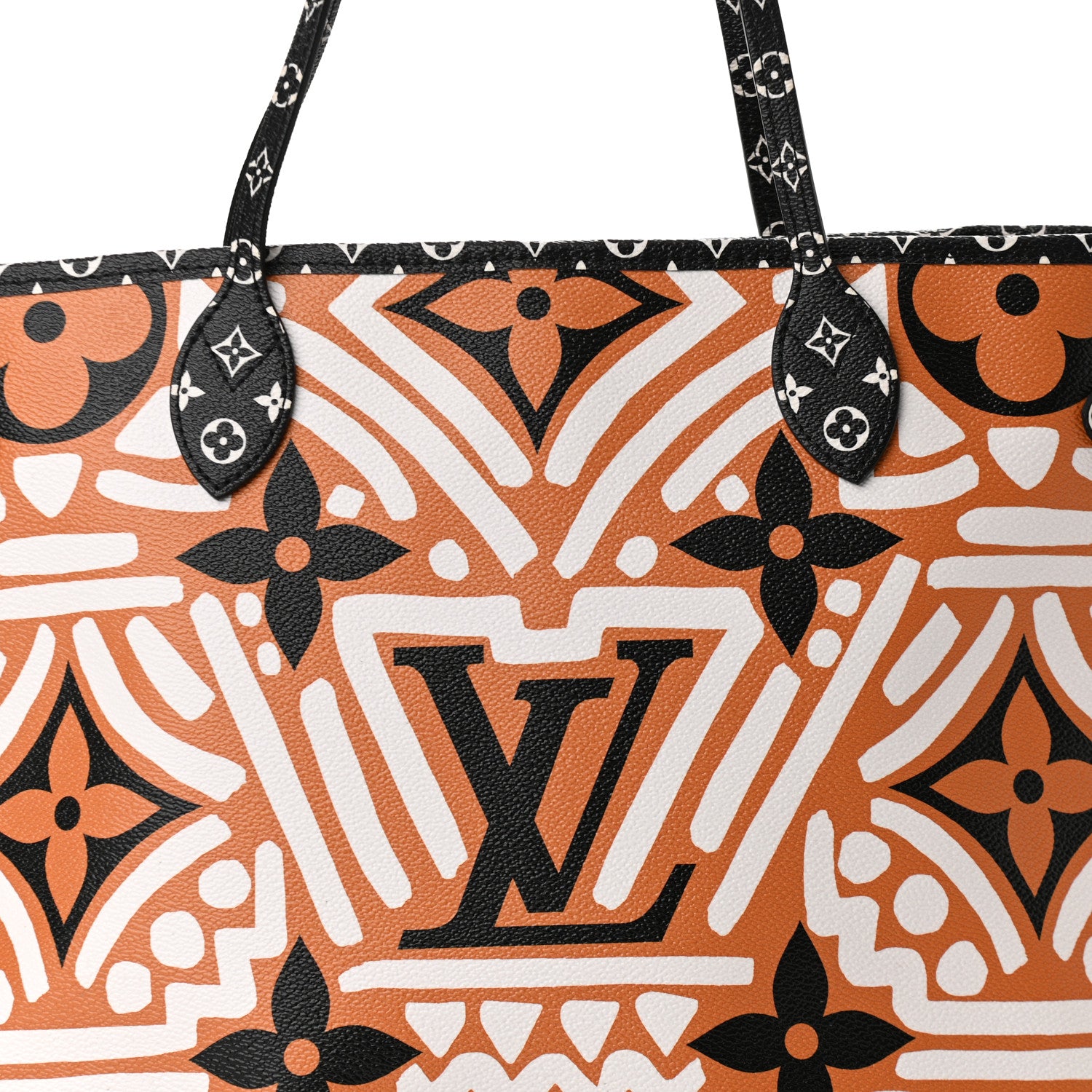 Louis Vuitton Monogram Giant Crafty Neverfull MM Creme Caramel 8 of 10