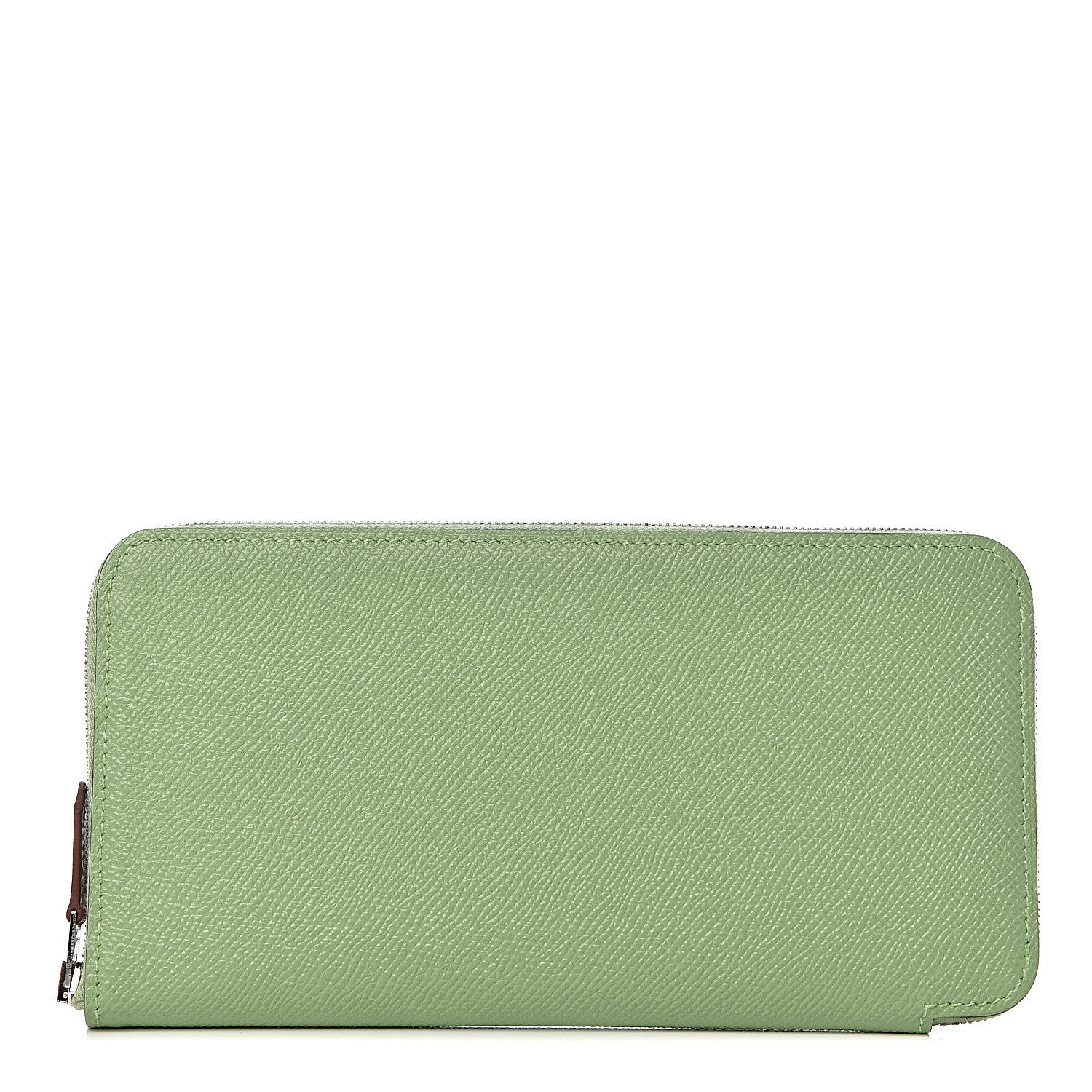 Hermes Epsom Silk'In Wallet Vert Criquet 1 of 8