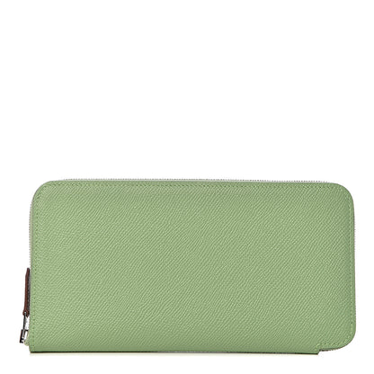 Hermes Epsom Silk'In Wallet Vert Criquet 1 of 8