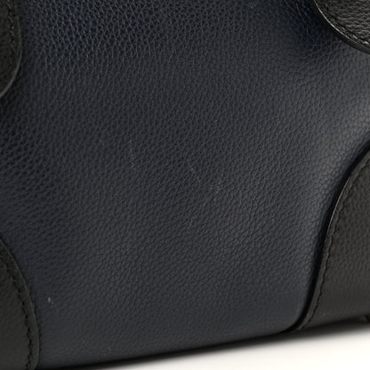 Alexander McQueen Grained Calfskin Small Bi-Color Legend Satchel Navy Black 8 of 12
