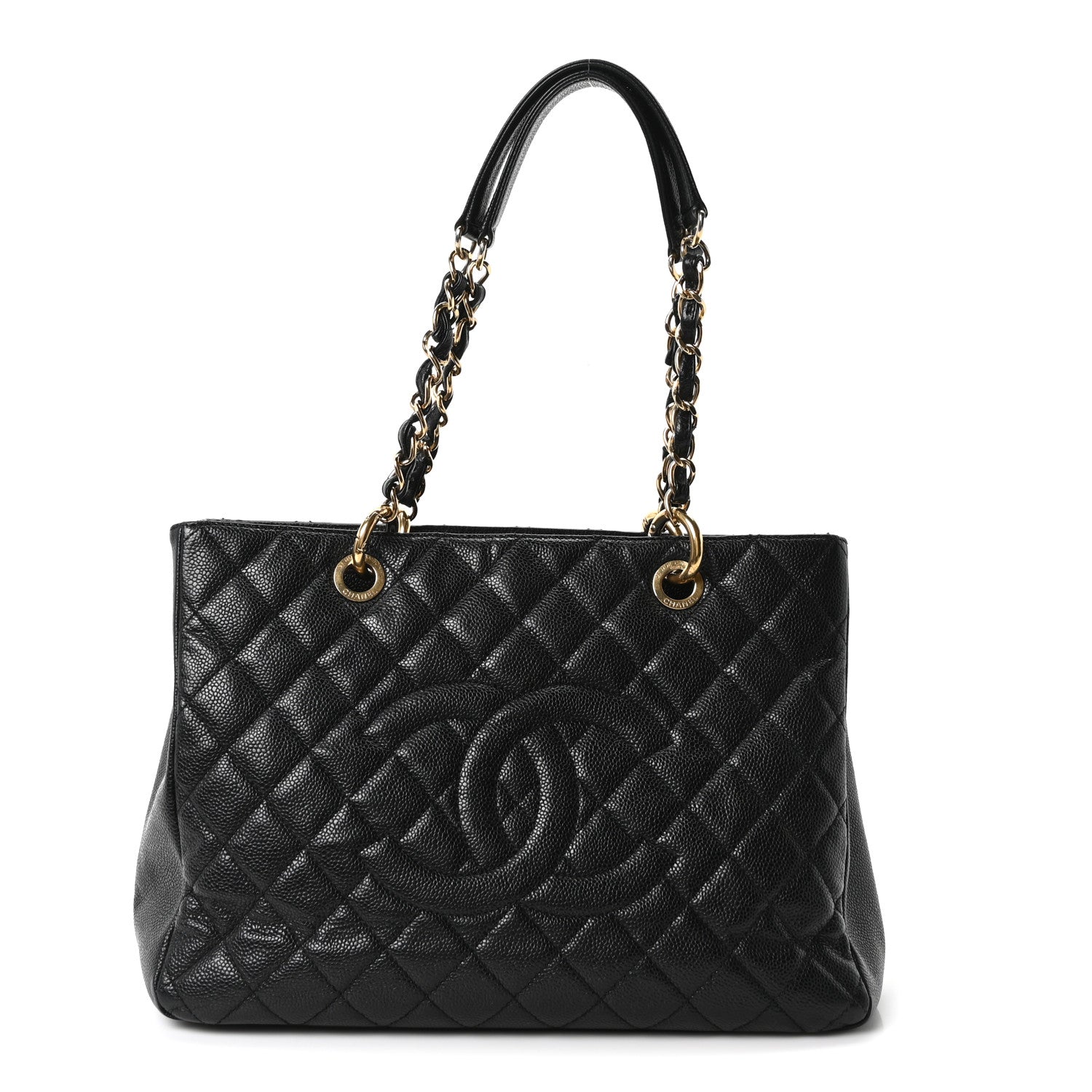 Chanel Caviar Quilted Grand Shopping Tote GST Black 1 of 10