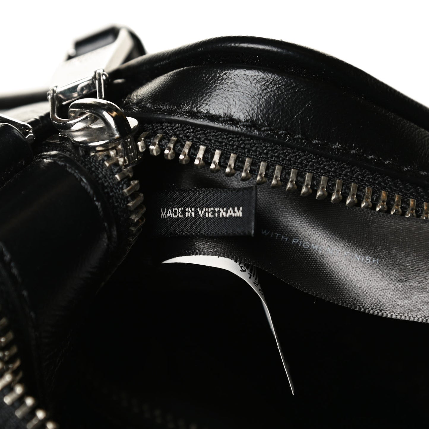 Natural Grain Calfskin Quilted The Softshot 21 Bag Black