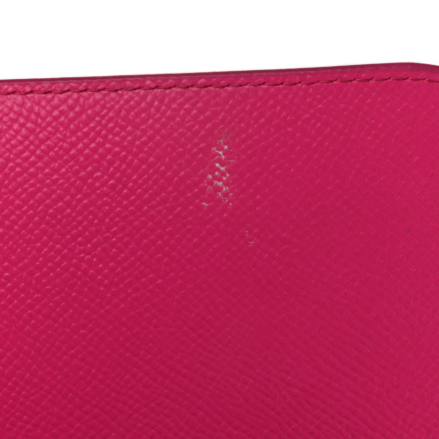 Balenciaga Pebbled Calfskin Everyday Continental Wallet on Chain Acid Pink 12 of 15
