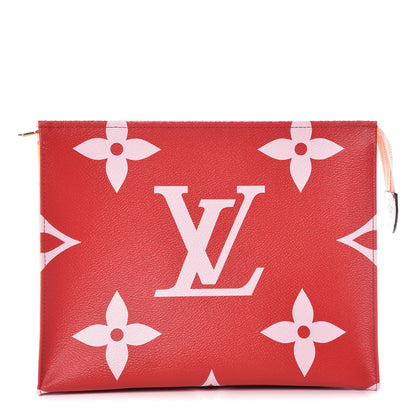 Louis Vuitton Monogram Giant Toiletry Pouch 26 Rouge 1 of 9