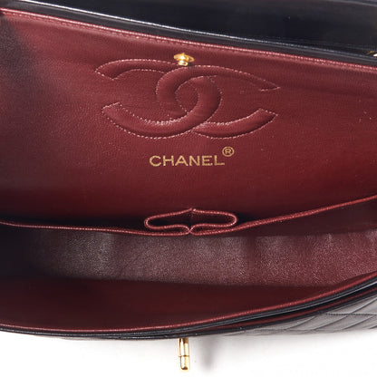 Chanel Lambskin Quilted Medium Double Flap Black 4 of 9