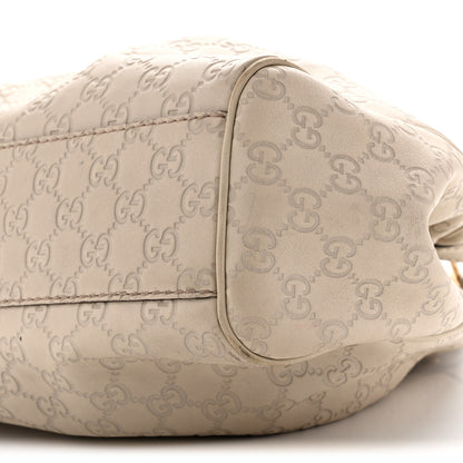 Gucci Guccissima Medium Sukey Tote Mystic White 11 of 17