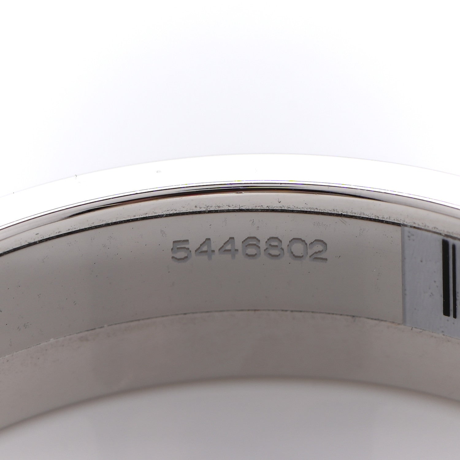 Hermes Enamel Narrow Clic Clac H Bracelet PM Pannacotta 6 of 6