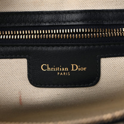 Christian Dior Oblique Double Saddle Pouch Navy Blue 6 of 10