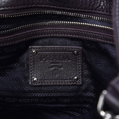 Prada Vitello Daino Tote Purple 7 of 11
