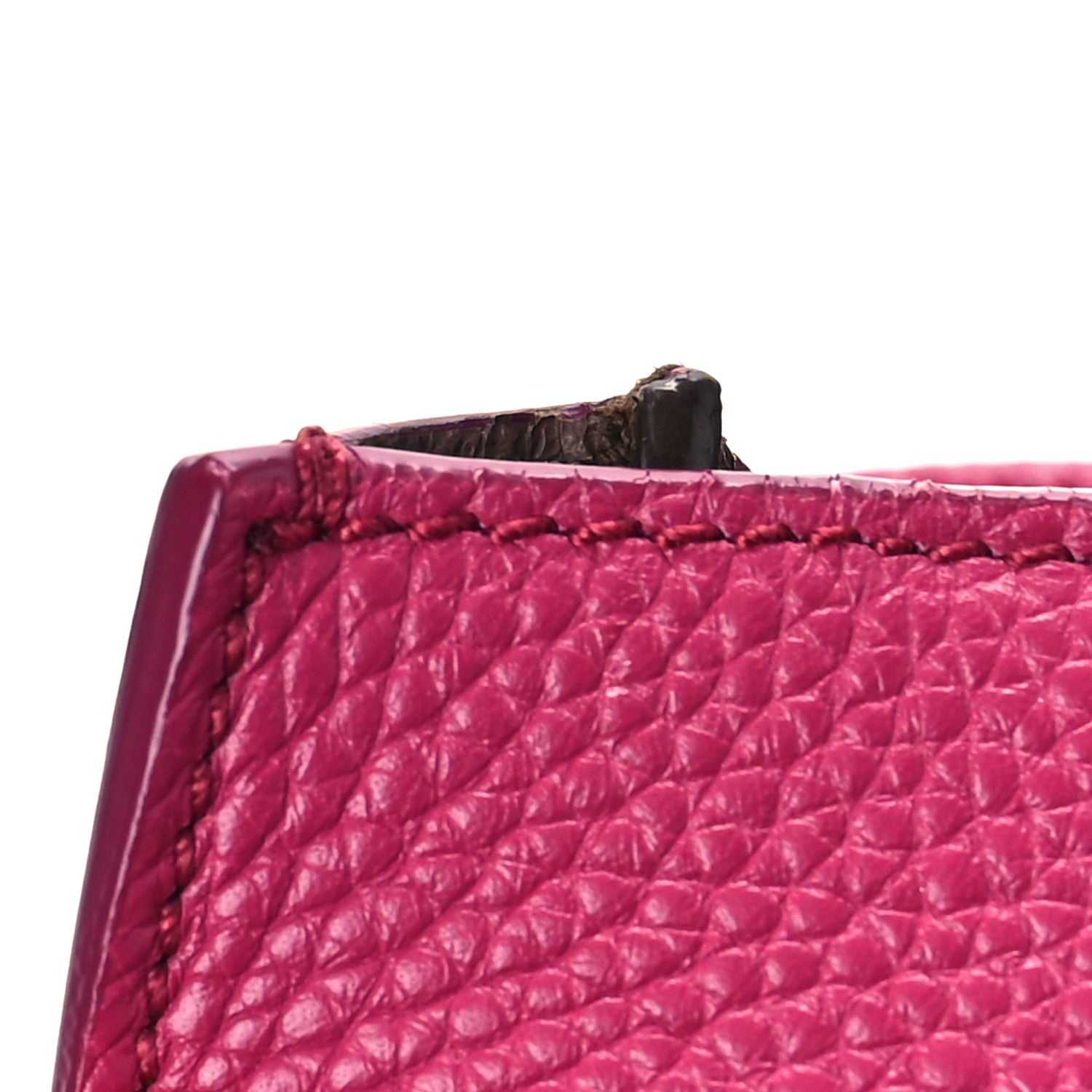 Salvatore Ferragamo Grained Calfskin Sofia Satchel Pink 12 of 15