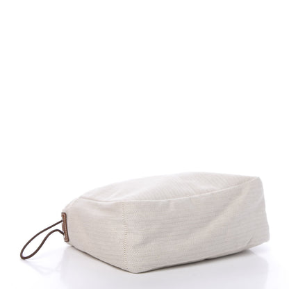 Hermes Canvas Barenia Fourbi 25 MM Pouch Naturel Fauve 4 of 10