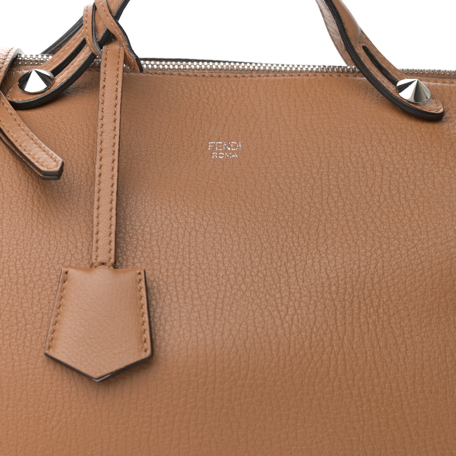 Fendi Vitello Dolce Large By The Way Boston Bag Orzo 8 of 14