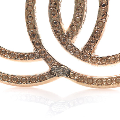Chanel Crystal CC Brooch Light Gold 3 of 6