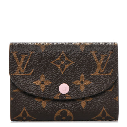 Louis Vuitton Monogram Rosalie Coin Purse Rose Ballerine 1 of 8