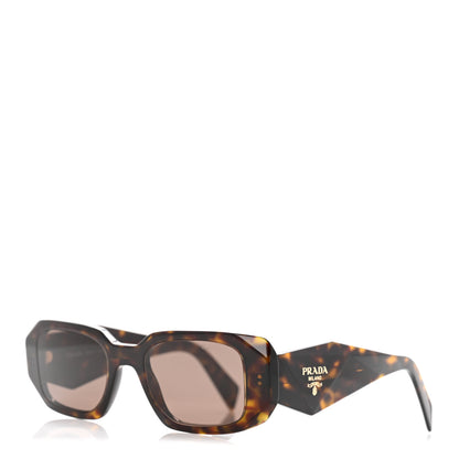 Prada Acetate Symbole Sunglasses SPR 17W Havana 1 of 9