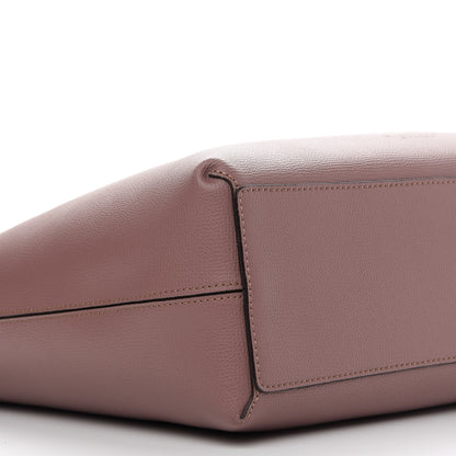 Burberry Grainy Calfskin Haymarket Check Medium Reversible Tote Dusty Pink 17 of 18