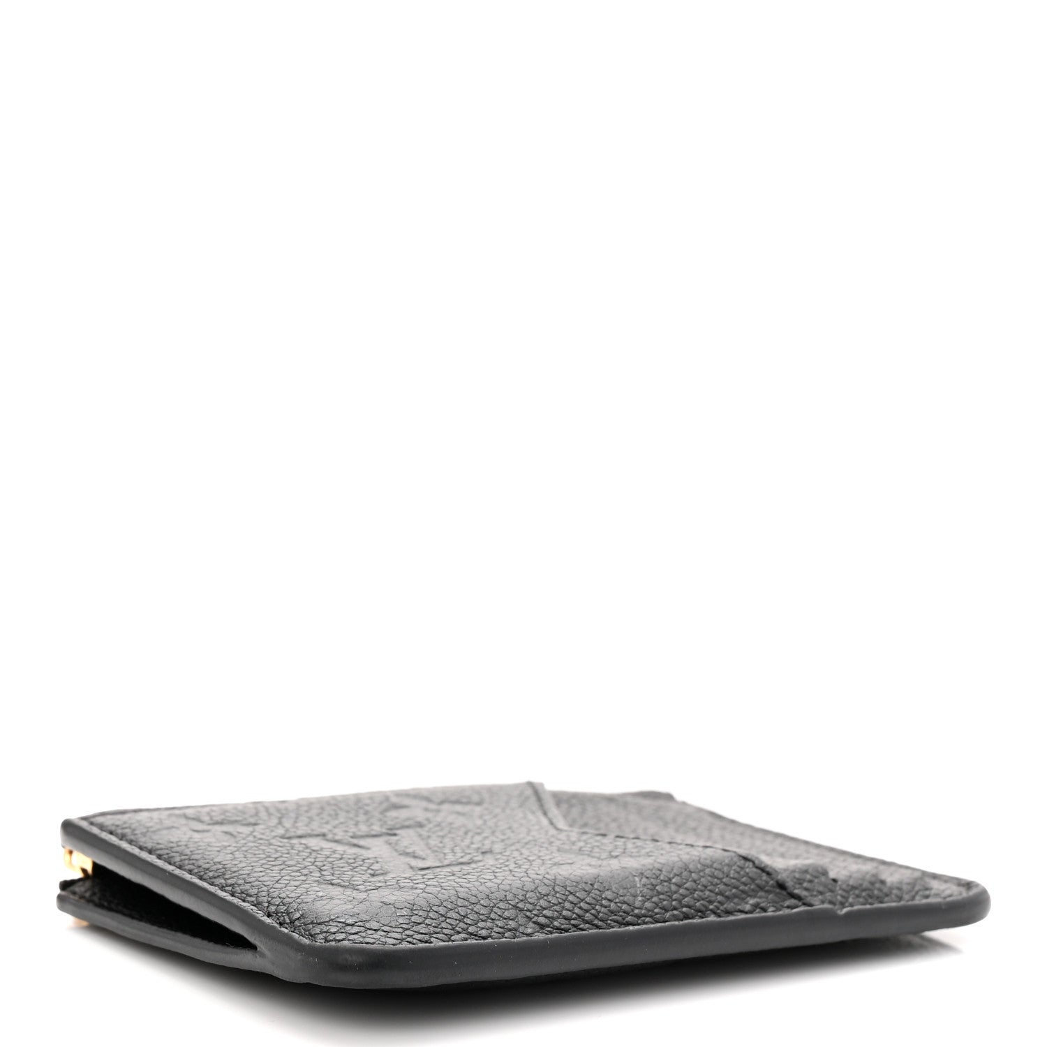 Louis Vuitton Empreinte Monogram Zipped Romy Card Holder Black 4 of 7