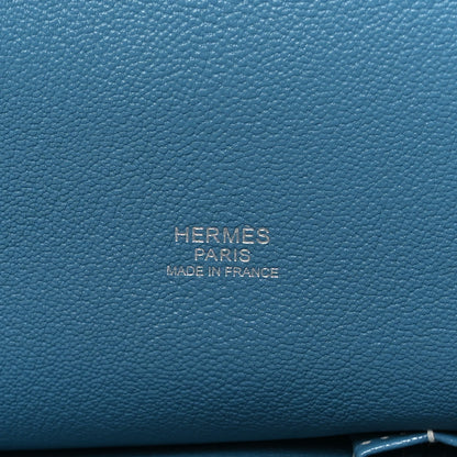 Hermes Taurillon Clemence Jypsiere 31 Blue Jean 6 of 8